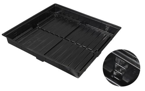 Flo n Gro Flo-n-Gro Low Profile Flood Table Tray 4 ft x 8 ft OD - Black