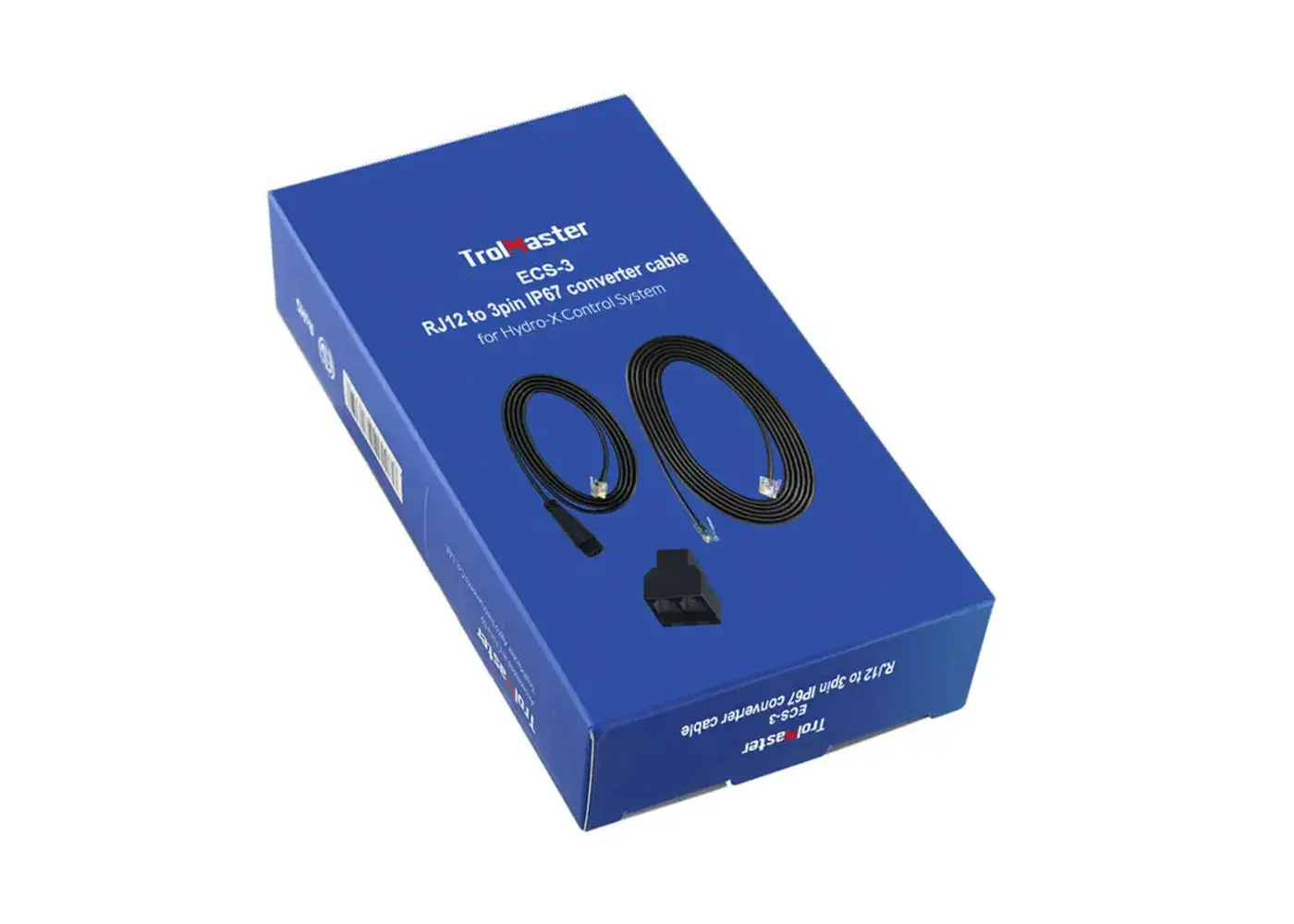 Trolmaster ECS-3 Hydro-X RJ12 to 3 Pin IP67 Converter Cable Set