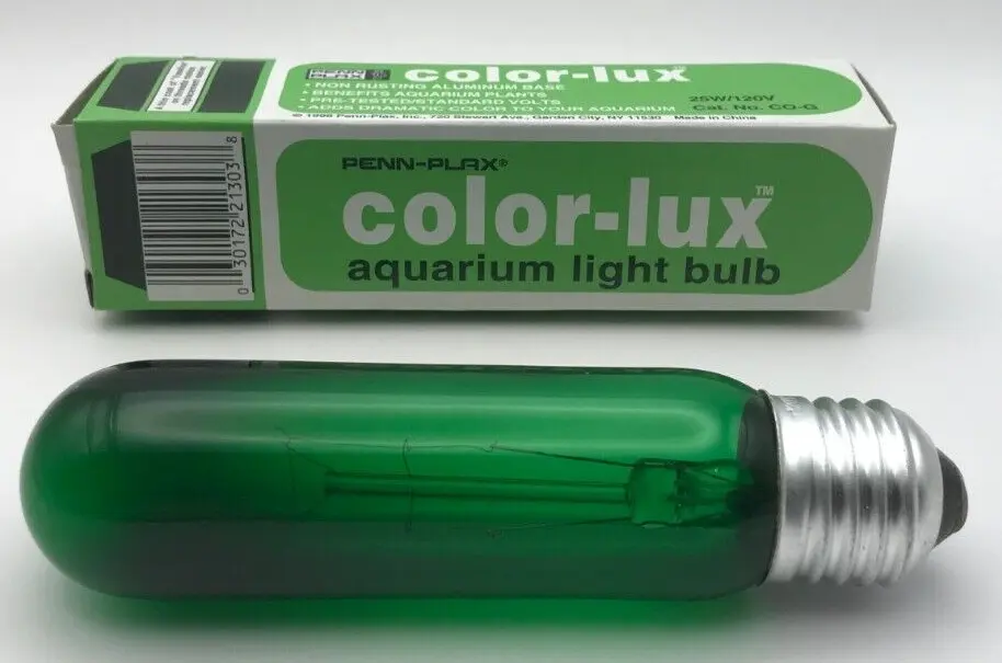 Aquarium GREEN Lamp 120V 25W