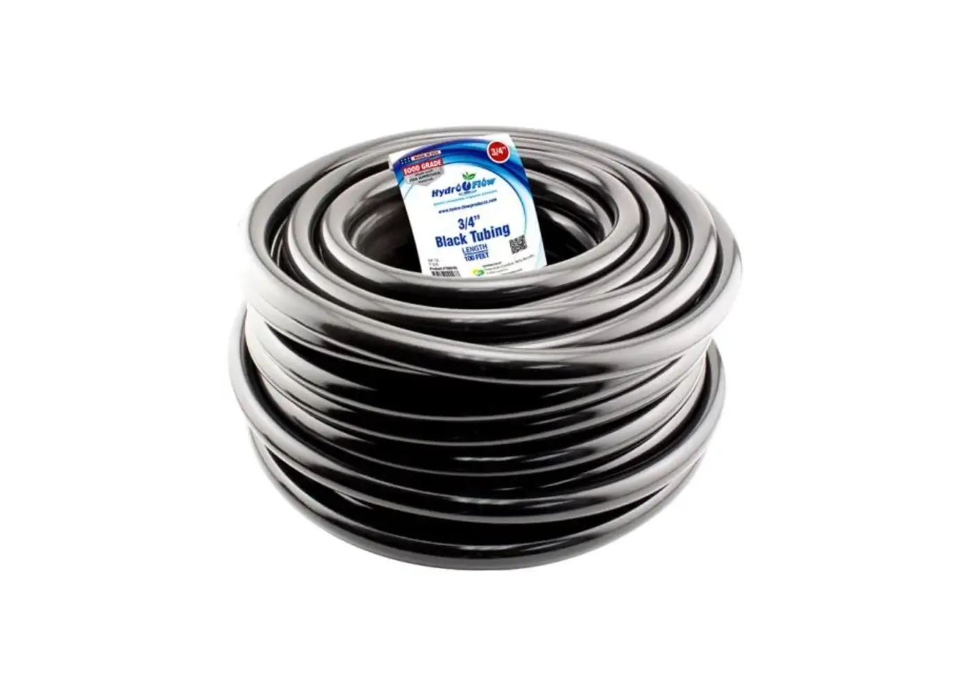 Hydro Flow Hydro Flow Vinyl Tubing Black 3/4 in ID - 1 in OD 100 ft Roll