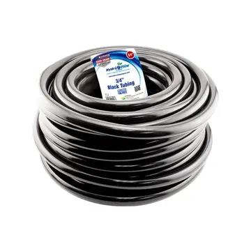Hydro Flow Hydro Flow Vinyl Tubing Black 3/4 in ID - 1 in OD 100 ft Roll