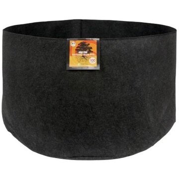 Gro Pro Gro Pro Essential Round Fabric Pot - Black 100 Gallon