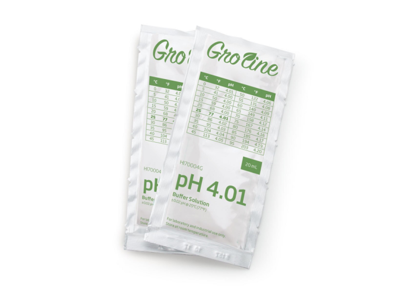 Hanna GroLine HI70004  4.0 pH Calibration Solution Sachet Packet EACH