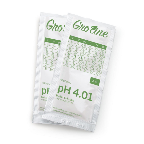 Hanna GroLine HI70004  4.0 pH Calibration Solution Sachet Packet EACH