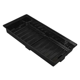 Flo n Gro Flo-n-Gro Easy Clean Flood Table Tray - 4 ft x 4 ft OD - Black