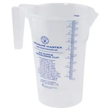 Measure Master Measure Master Graduated Round Container 64 oz / 2000 ml (20/Cs)