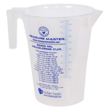 Measure Master Measure Master Graduated Round Container 160 oz / 5000 ml (10/Cs)