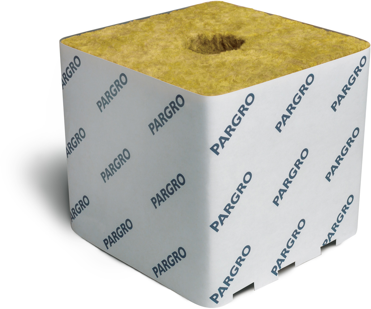 Grodan Grodan Pargro Biggie Block 6" x 6" x 6" w/ Hole