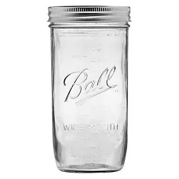  Ball Jar 1/2pint EACH Wide-Mouthed