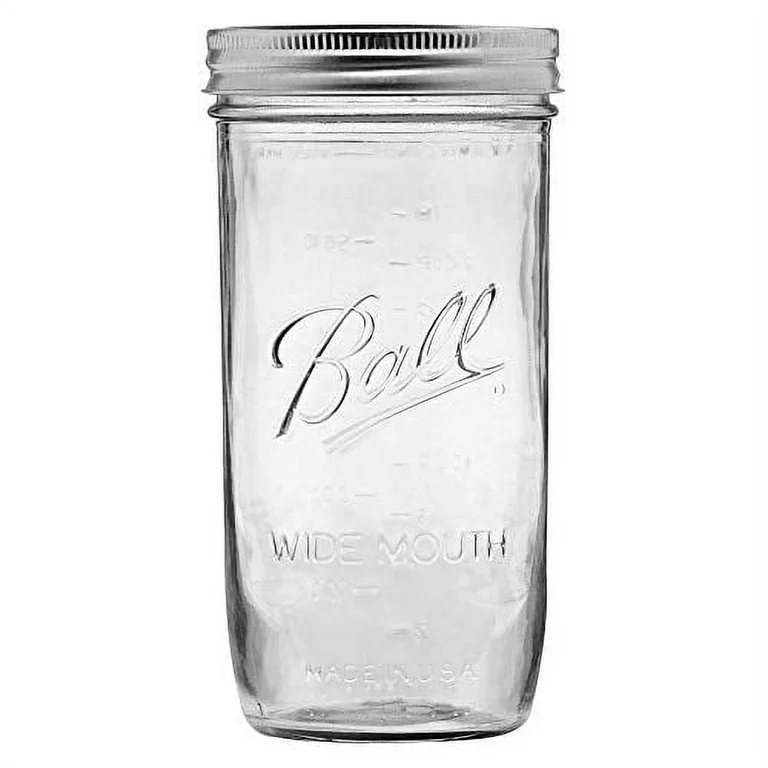 Ball Jar 1/2pint EACH Wide-Mouthed
