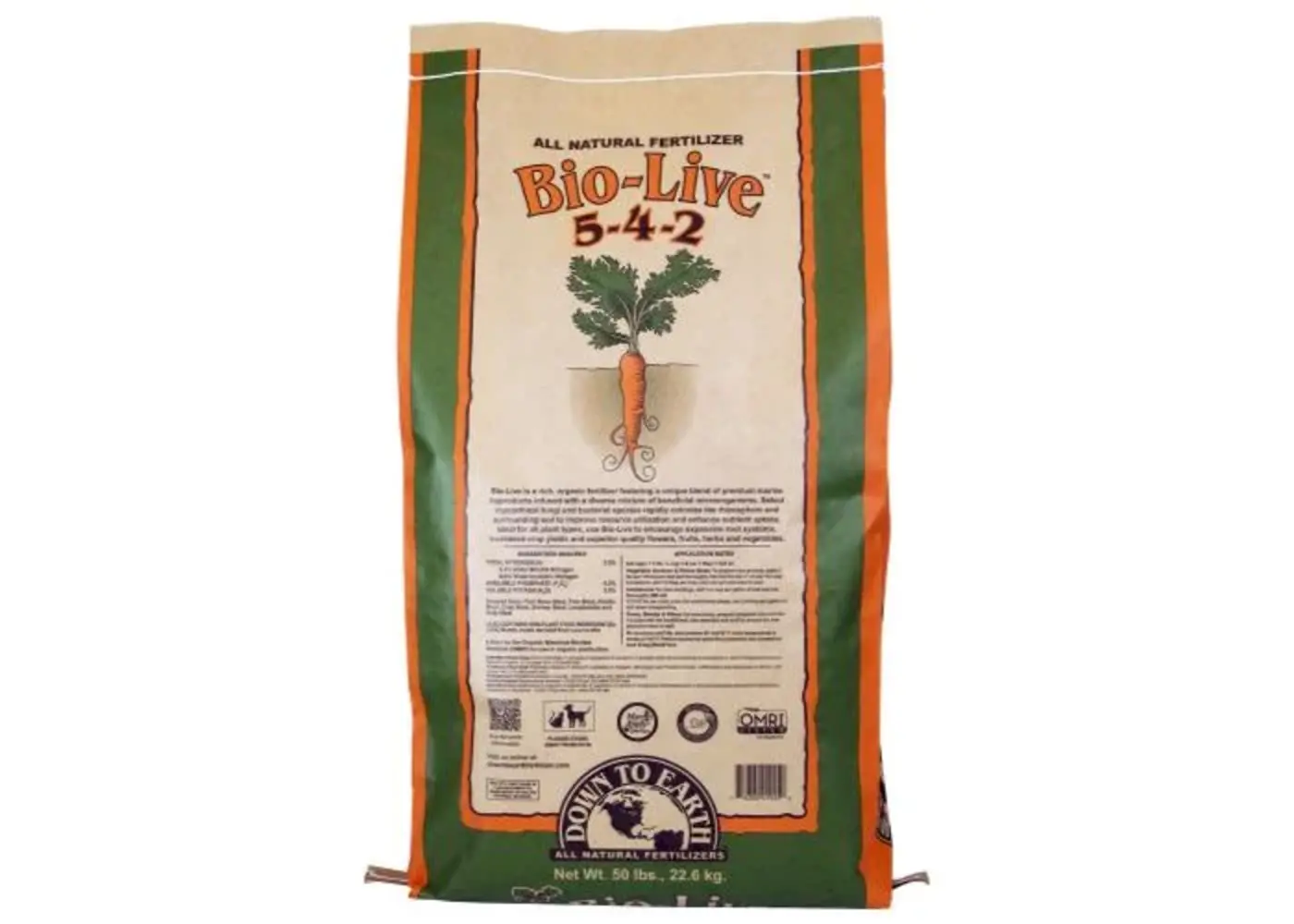 Down To Earth Bio-Live - 50 lb