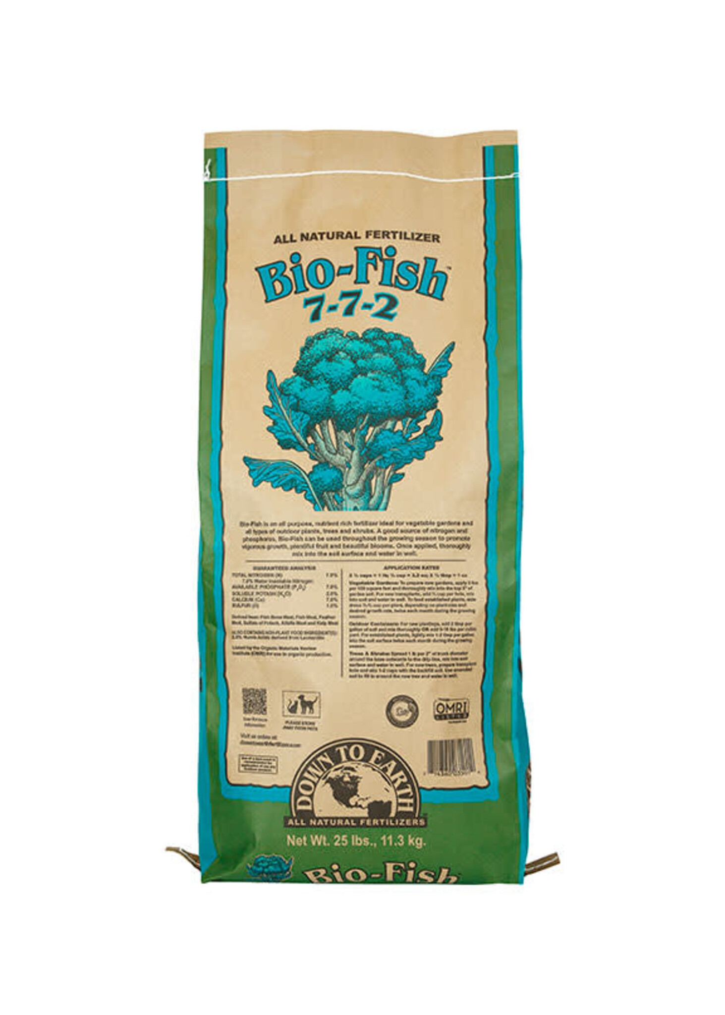 Down To Earth Bio-Fish - 25 lb