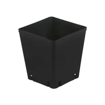 Gro Pro Gro Pro Black Plastic Square Pot 5.5 x 5.5 x 5.25 in