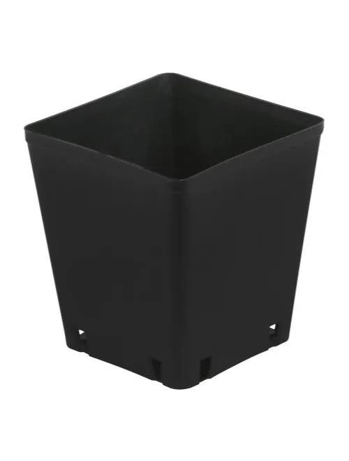 Gro Pro Gro Pro Black Plastic Square Pot 5.5 x 5.5 x 5.25 in