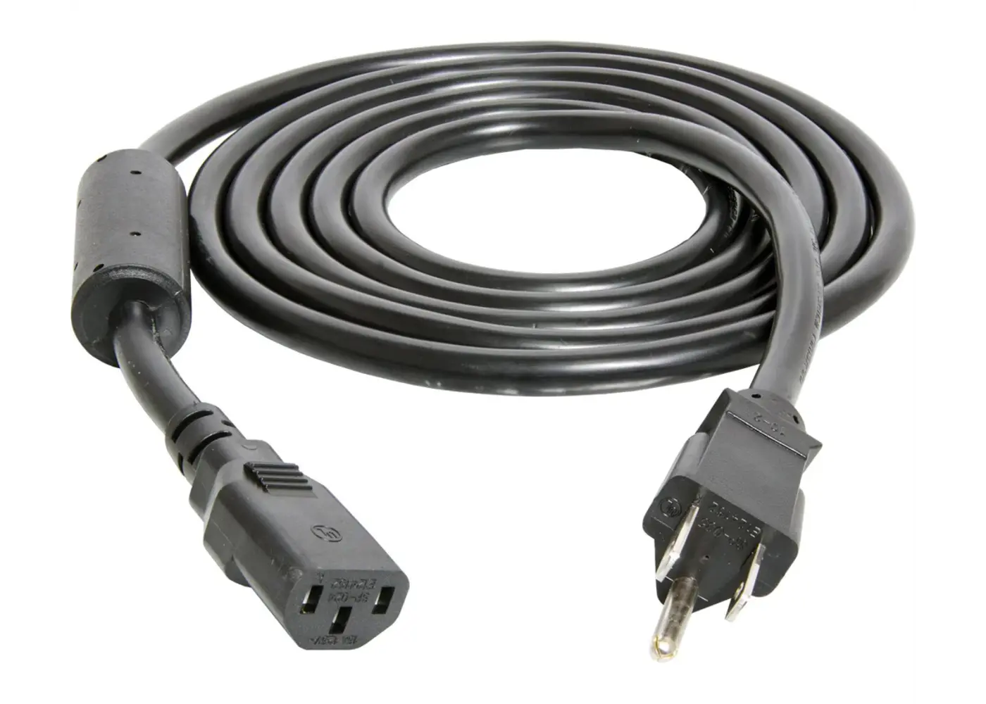 Power Cord For Phantom, Phantom DE, and Xtrasun Ballasts, 8', 120V, w/Ferrite Ring, AWG 14/3