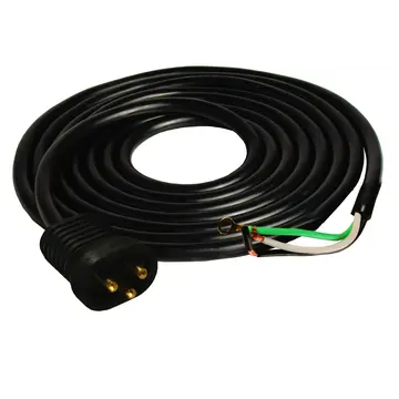  Male Lock & Seal Cord, 15', 600V, AWG 16/3, UL