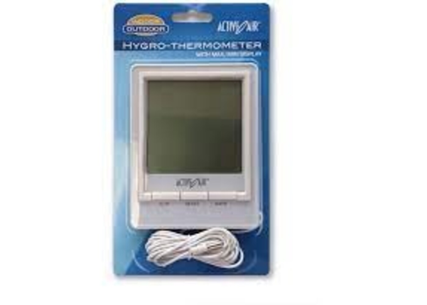 Active Air Active Air Hygrometer w/Alarm Clock