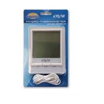 Active Air Active Air Active Air Indoor/Outdoor Thermometer w/ Hygrometer