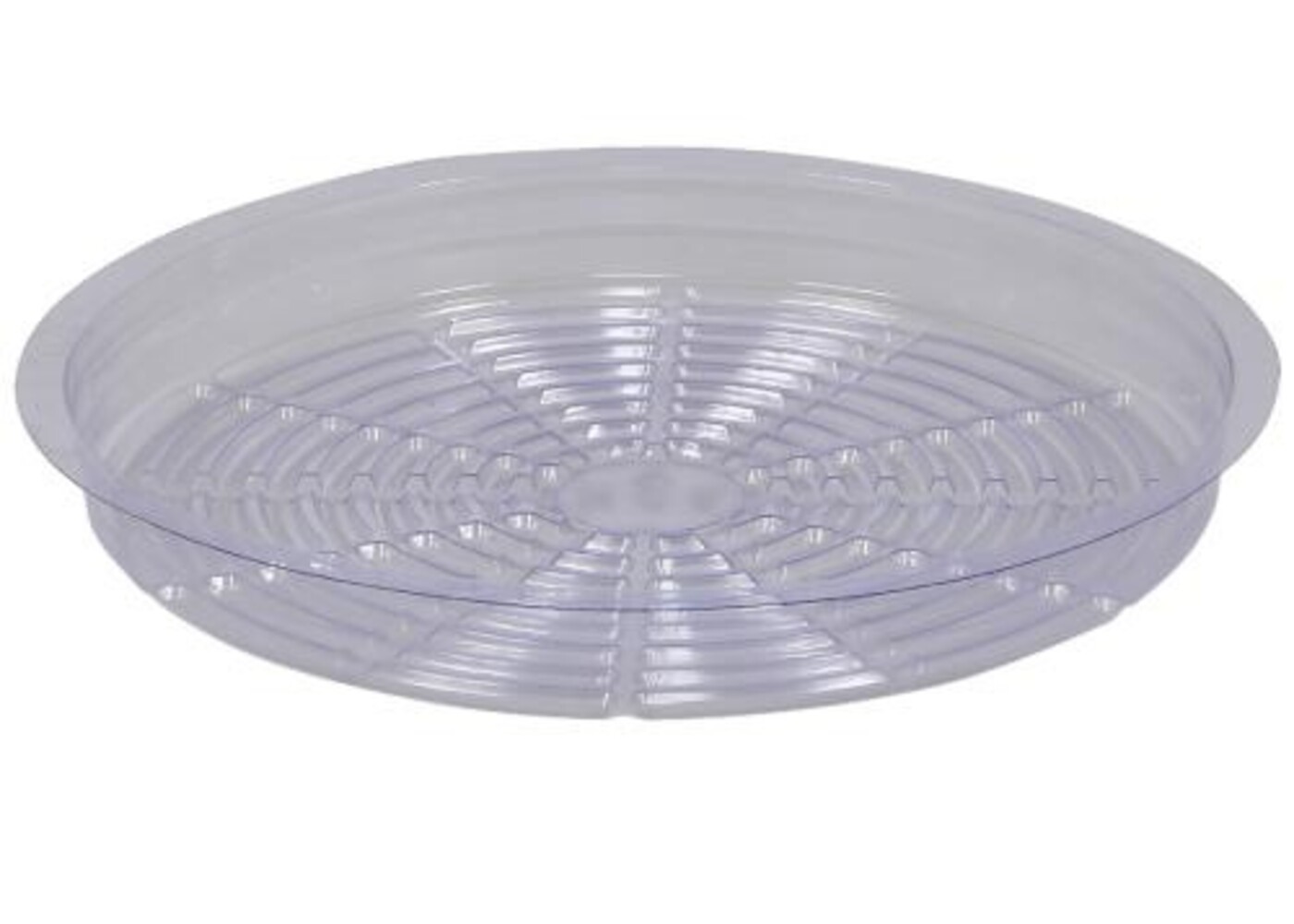 Gro Pro HF Premium Clear Plastic Saucer 6"