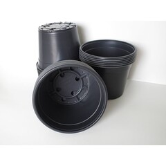 Dillen Round 1qt Pots Black 5"