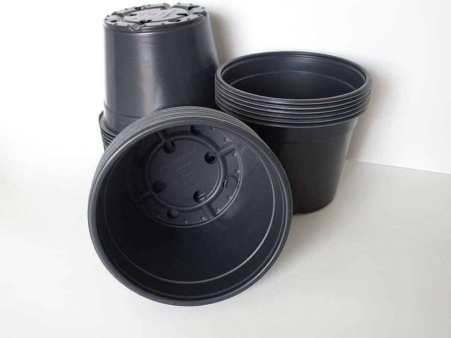 Dillen Round 1qt Pots Black 5"