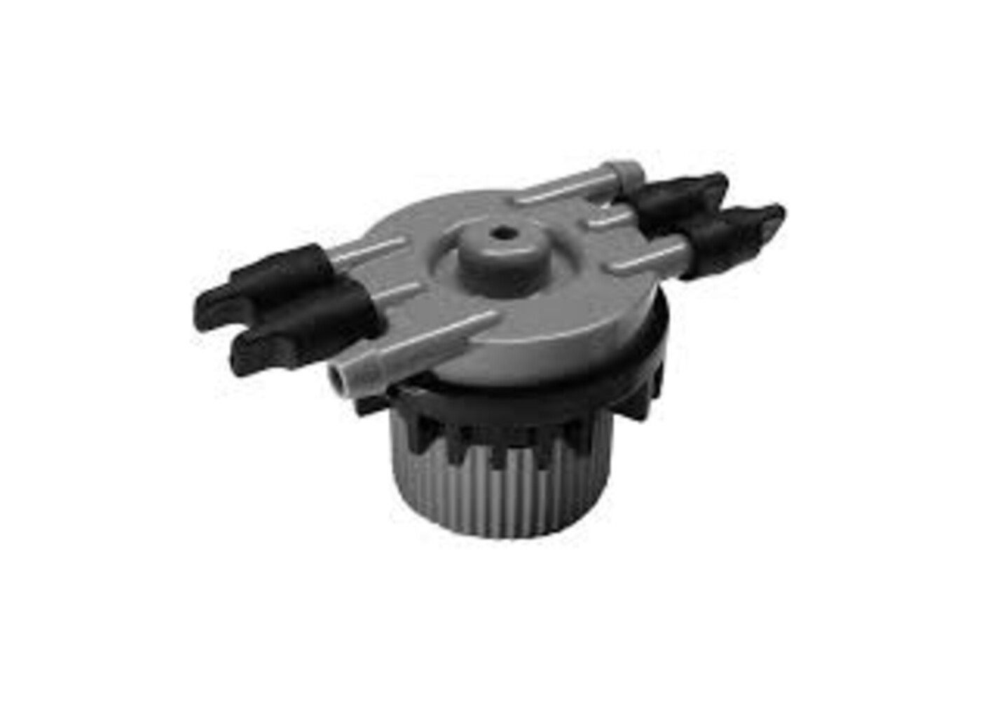 RainDrip Rain Drip 6 Outlet Manifold Black