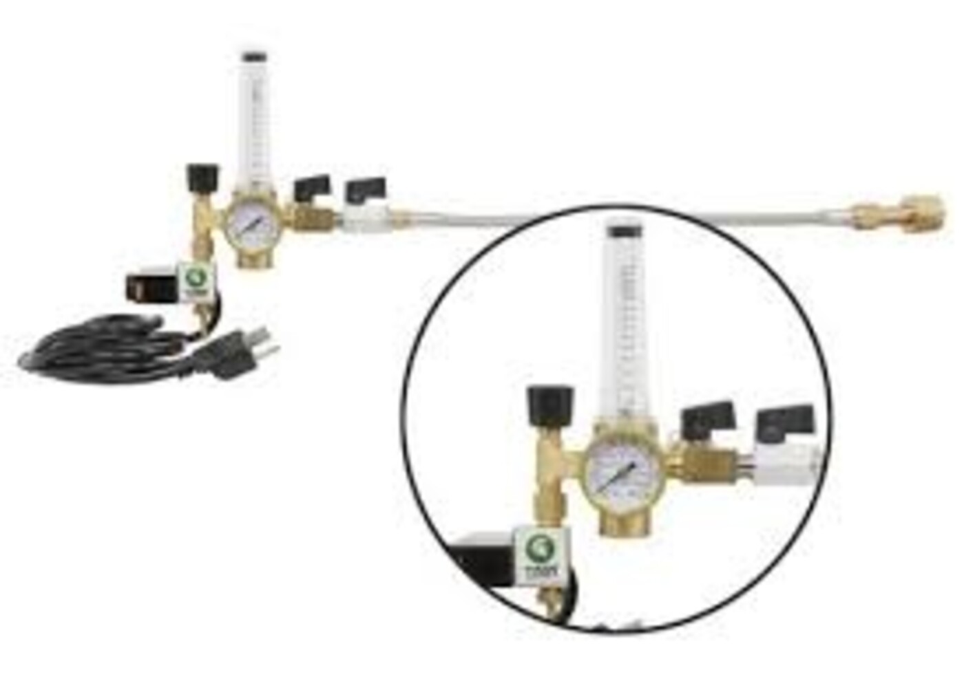 Titan Controls Titan Controls CO2 Two Tank Regulator System w/ Shutoff Valves