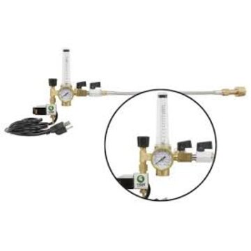 Titan Controls Titan Controls CO2 Two Tank Regulator System w/ Shutoff Valves