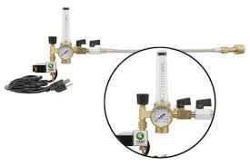 Titan Controls Titan Controls CO2 Two Tank Regulator System w/ Shutoff Valves