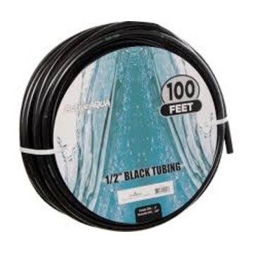 Active Aqua HF Active Aqua 1/2" ID Black Tubing 100'