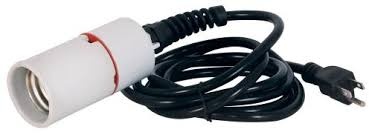 Sun System Power and Lamp Cord Power Cord 8 ft / Mogul Base Socket