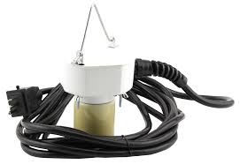 Sun System Power and Lamp Cord Socket Assembly - Short 5KV
