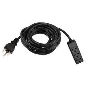Power All Power All 240 Volt 12 ft Extension Cord w/ 3 Outlet Power Strip - 14 Gauge