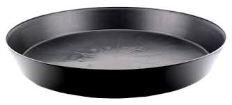 Anderson Die Black Premium Plastic Saucer 25"