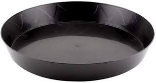 Gro Pro Gro Pro Heavy Duty Black Saucer w/ Tall Sides - 25 in