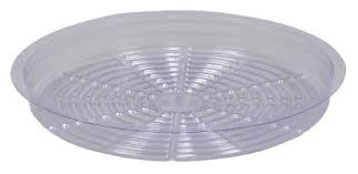 Gro Pro Gro Pro Premium Clear Plastic Saucer 10 in (50/Cs)