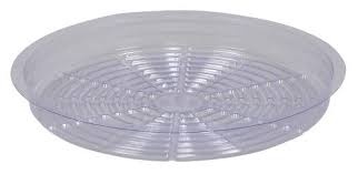 Gro Pro Gro Pro Premium Clear Plastic Saucer 12 in (50/Cs)