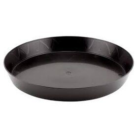 Gro Pro Gro Pro Heavy Duty Black Saucer - 10"