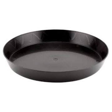 Gro Pro Gro Pro Heavy Duty Black Saucer - 10"