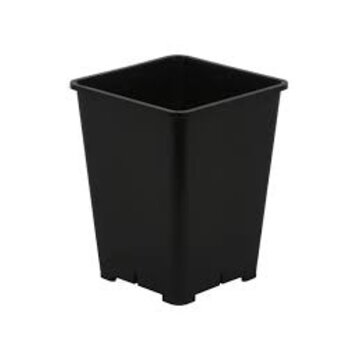 Gro Pro Gro Pro Premium Black Square Pot 6" x 6" x 8"