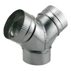 Ideal Air Ideal-Air Wye Branch 6 in x 6 in x 6 in (12/Cs)