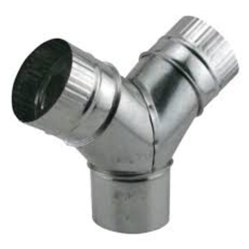 Ideal Air Ideal-Air Wye Branch 4 in x 4 in x 4 in (12/Cs)