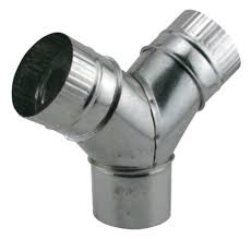 Ideal Air Ideal-Air Wye Branch 4 in x 4 in x 4 in (12/Cs)