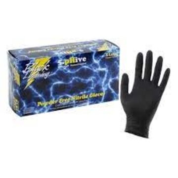 Black Lightning Black Lightning Powder Free Nitrile Gloves Medium