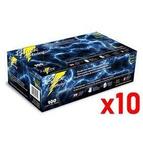 Black Lightning Black Lightning Powder Free Nitrile Gloves X-Large (100/Box)