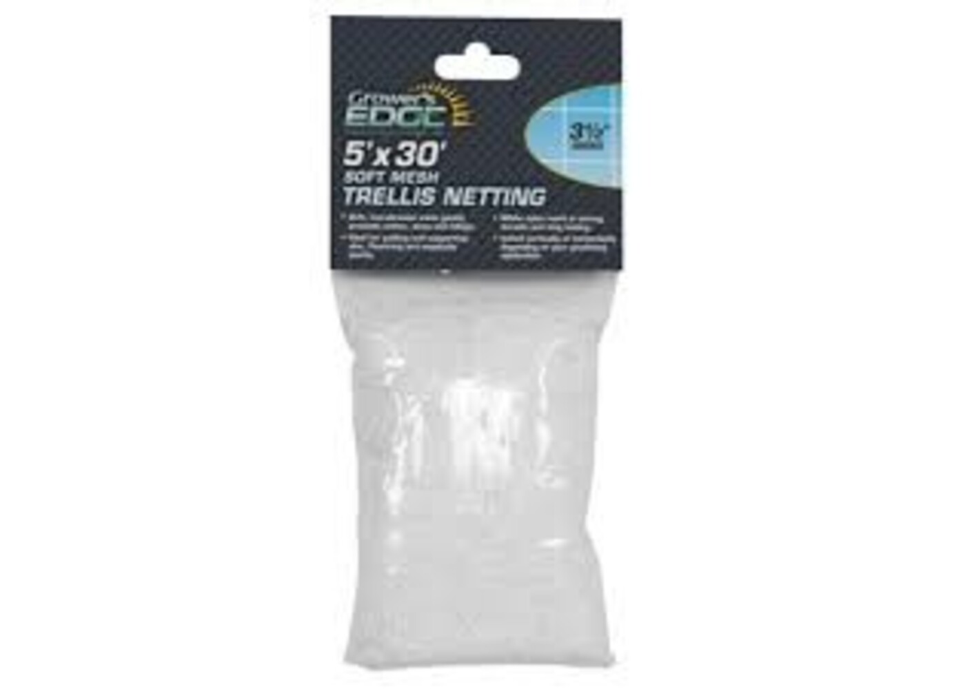 Growers Edge Grower's Edge Soft Mesh Trellis Netting 5 ft x 30 ft w/ 3.5 in Squares (12/Cs)