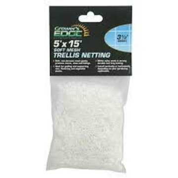 Growers Edge Grower's Edge Soft Mesh Trellis Netting 5 ft x 15 ft w/ 3.5 in Squares (12/Cs)