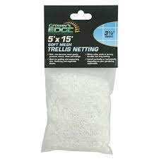Growers Edge Grower's Edge Soft Mesh Trellis Netting 5 ft x 15 ft w/ 3.5 in Squares (12/Cs)