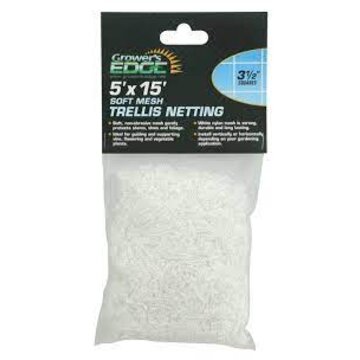 Growers Edge Grower's Edge Soft Mesh Trellis Netting 5 ft x 15 ft w/ 6 in Squares (12/Cs)
