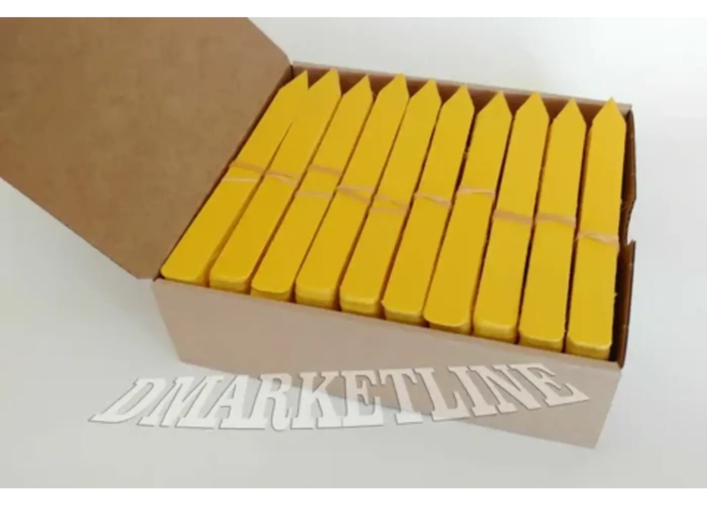 Growers Edge Grower's Edge Plant Stake Labels Yellow - 100/bundle